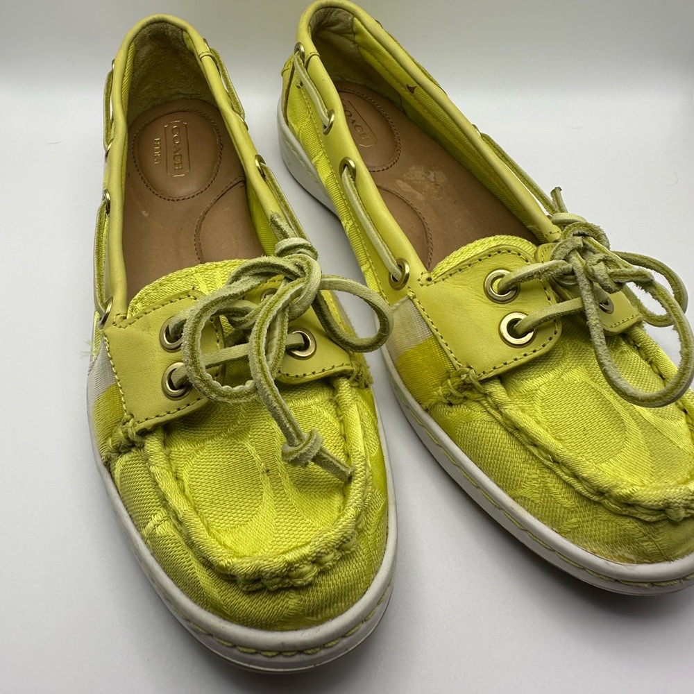 Coach Rainey Boat Loafer Shoe - Picture 3 of 7